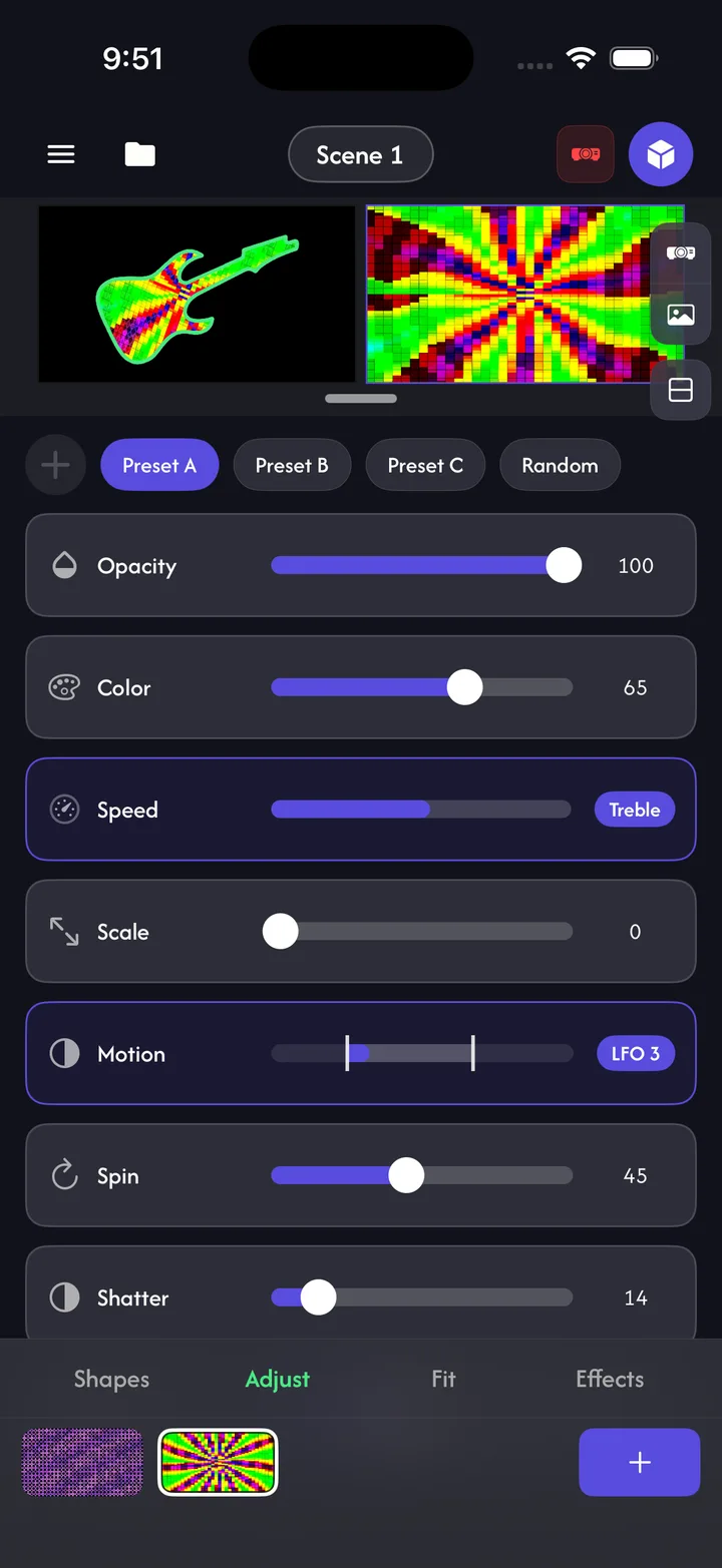 App screenshots (1 / 4)